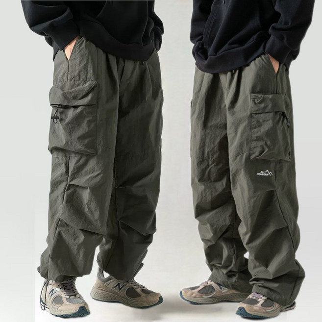 투나이언 남여공용 아웃도어 빅포켓 등산 바지 남여공용 캐주얼 방수 팬츠