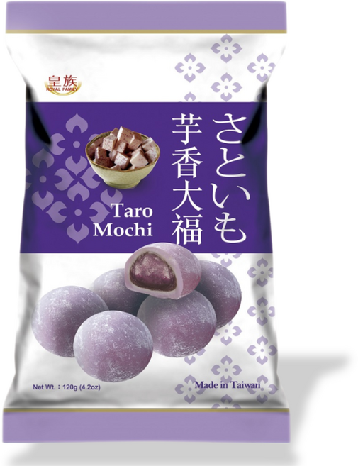 皇族 芋香日式麻糬大福 Q彈軟糯 獨立包裝 台灣傳統風味點心, 120g, 1套