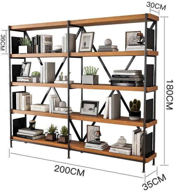 조립식 사다리 펜트리 수납 베란다 다용도 선반장 시스템, 1단, 200x35x180 5cm