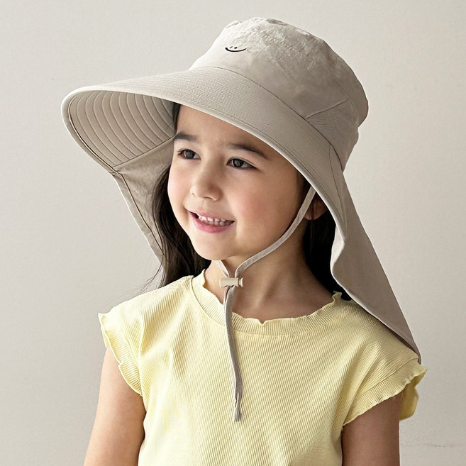 ECLL 프리미엄 아동 아쿠아 플랩캡 자외선 차단 물놀이 모자