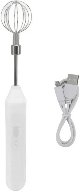 3단 속도 조절 배터리 구동 핸드 믹서 가정용 베이킹용 우유 거품기