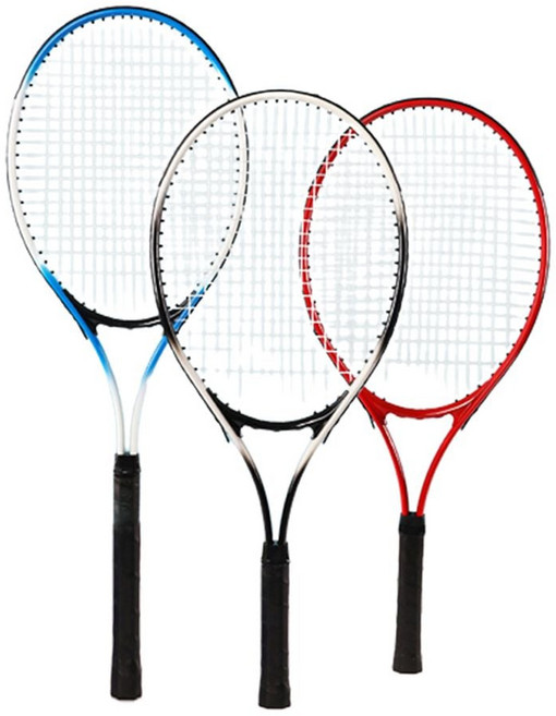 입문자 주니어 테니스라켓/ 테니스채 테니스 연습라켓, 블루, 블루, 1개