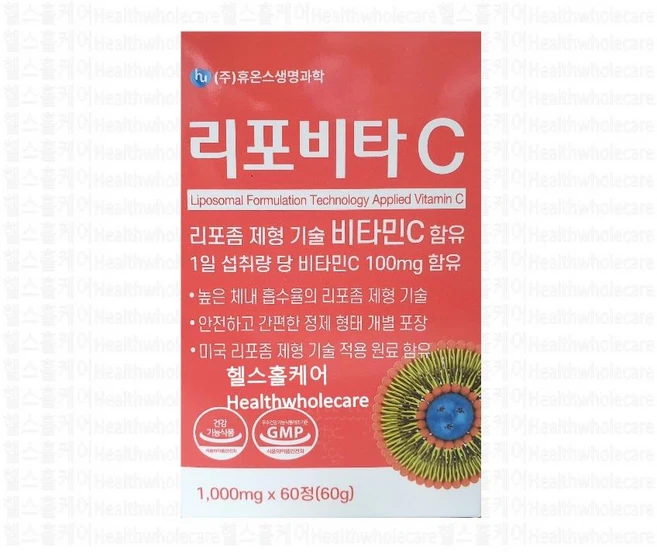 리포비타C 60정 2개월분 높은 흡수율 피로회복 리포좀 비타민, 1개 - 쿠팡