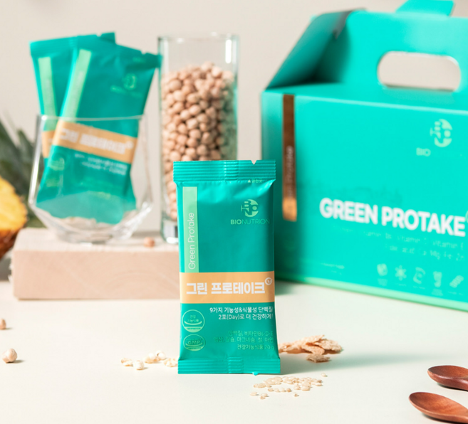 초저열량 고단백 의사 개발 식물성 단백질 그린프로테이크, 20g, 30개