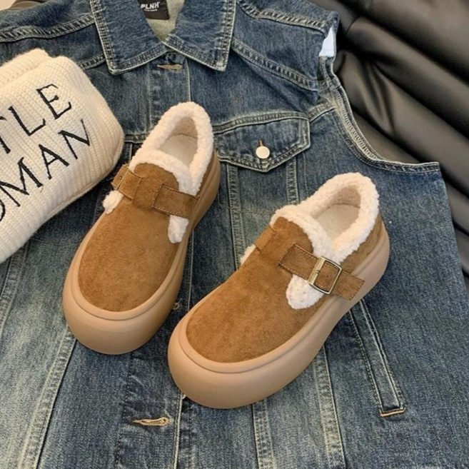 겨울여성 털안감 미끄럼방지 캐주얼 아웃도어 털부츠