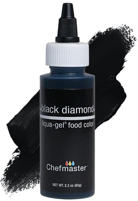 셰프마스터 리쿠아젤 수용성 식용색소 블랙다이아몬드, 65g, 1개