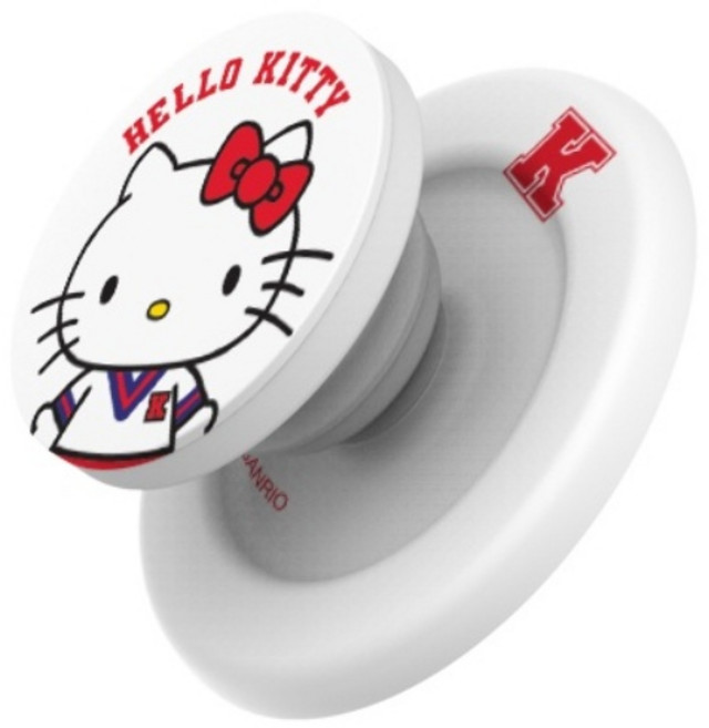 (정품)산리오 대학 원형 그립 마그네틱 스마트톡+자석링(맥세이프 호환), 대학_헬로키티, 1개, 색상