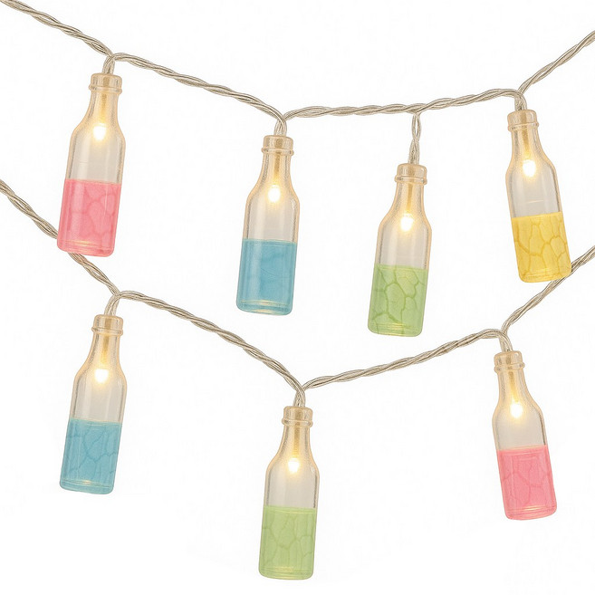 아띠꼴로 캠핑 LED 감성 조명 인테리어 카페 소품 무드등 주점 술집 포차, 보틀 줄조명, 1개