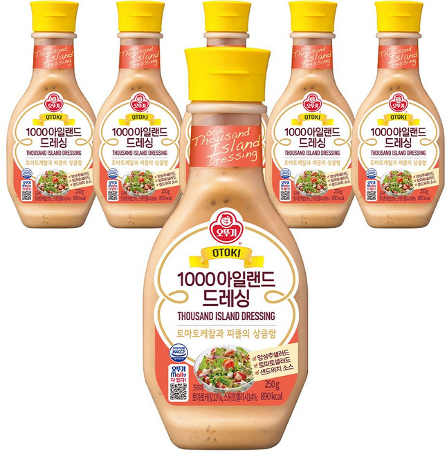 1000아일랜드드레싱 250g, 6개