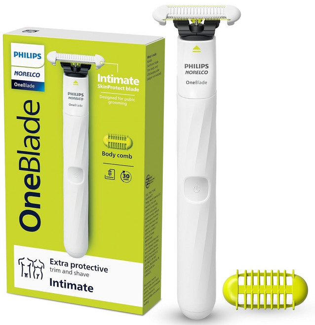 필립스 원블레이드 인티메이트 제모기 QP1924/70, 필립스 노렐코 원블레이드 남여공용 여성용 인티밋 제모기