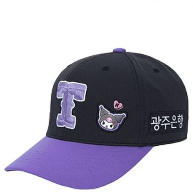 기아 타이거즈 x 쿠로미 어센틱 볼캡 블랙