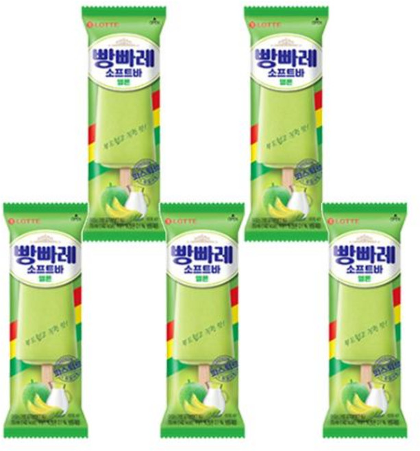 롯데 빵빠레 소프트바 멜론, 20개, 75ml