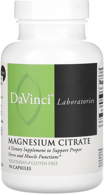 다빈치 랩 오브 버몬트 마그네슘 시트레이트 90 캡슐, 6개, 90정 - 쿠팡