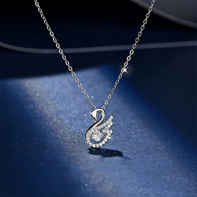 COCOYOU 여성 14K 도금 백조 디자인 목걸이 WPA-63