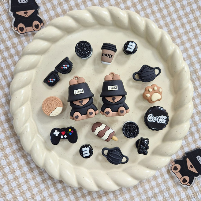 펭샵 힙멍 파츠 참 실내화 악세사리 세트 [16ps]