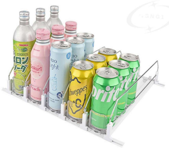 캔음료 디스펜서 45CM 3열 물병꽂이, 캔음료 디스펜서 45CM 3열 텀블러거치대 텀블러보관함