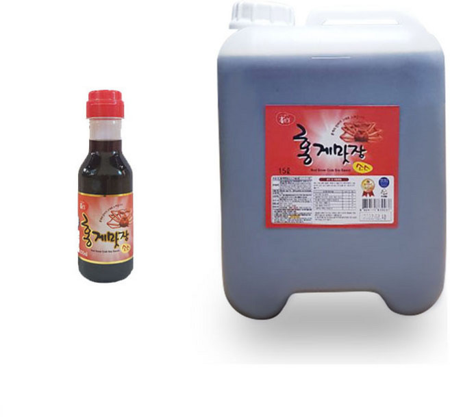 [홍일식품200ml증정]홍게간장 홍게맛장소스 말통, 1개, 12L