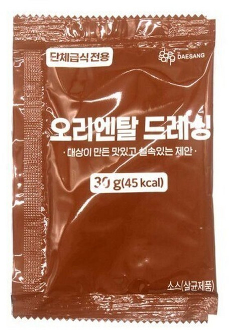 청정원 오리엔탈드레싱 30g 100개 /배송