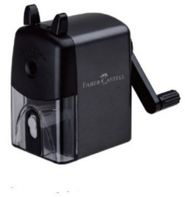파버카스텔 핸들 연필깎이, 검정, 1개