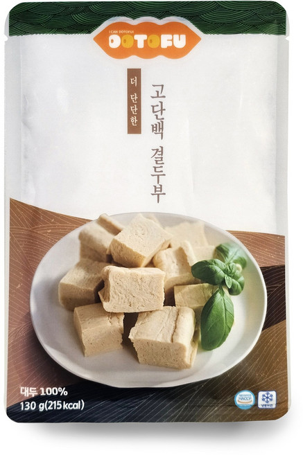 고단백 결두부 2개 글루텐프리 콩고기 대체식 냉동 두부 비건 식품 고단백결두부P(텐더타입130g)X2, 4개, 130g