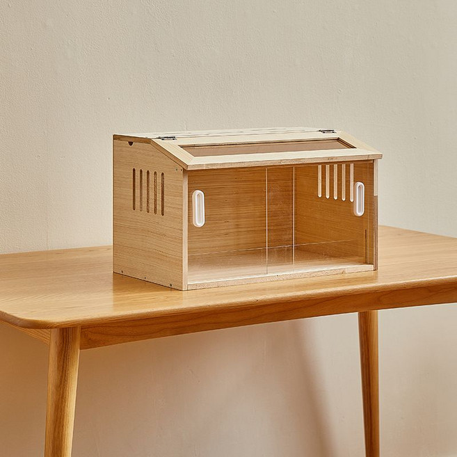 거북이 도마뱀사육장 파충류 카멜레온 키우기 사육장 육지, AW. 50x30x30 슬라이딩 단일, 1개