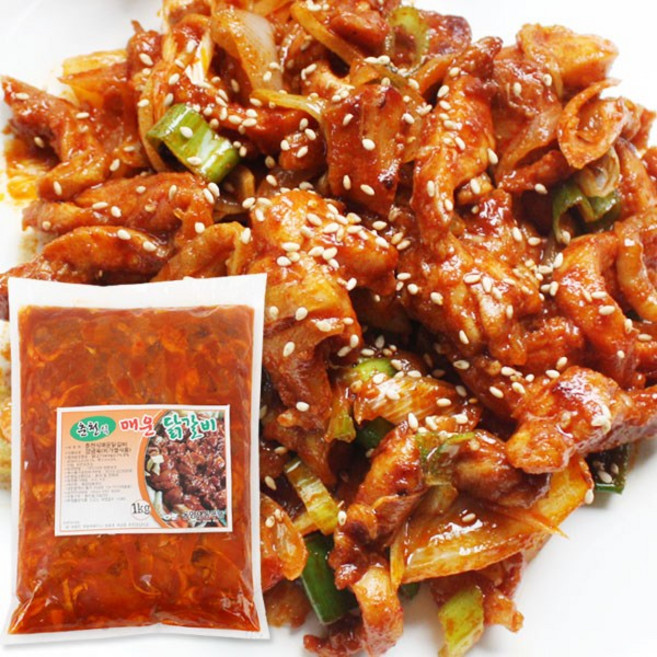 벅스웨이 춘천식 매운닭갈비 1kg, 1개
