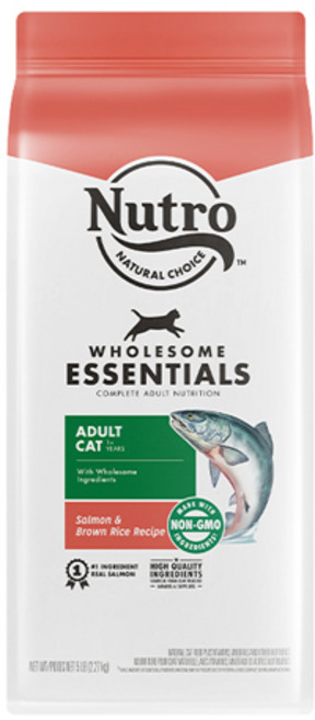 뉴트로 내츄럴초이스 캣 인도어 연어와 현미 2.27kg/고양이사료, 연어, 2.27kg, 1개