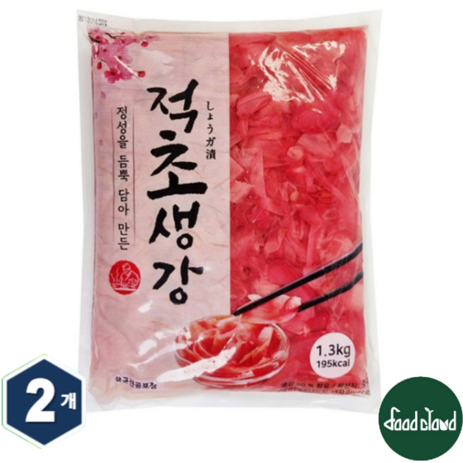이엔 적초생강, 1.3kg, 2개