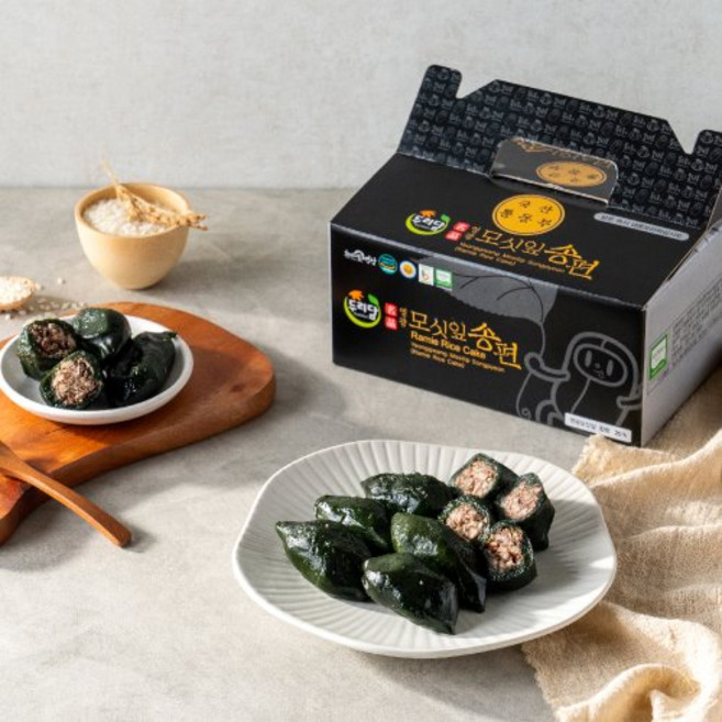 영광 두리담 모싯잎 찐 송편, 국산통동부, 20개, 50g