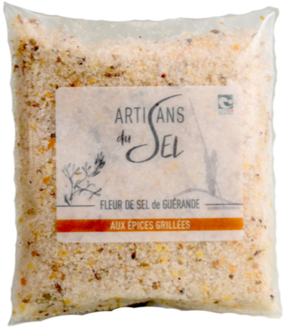 ARTISANS du SEL 法國葛宏德海鹽 烤肉香料鹽之花 100g, 1個