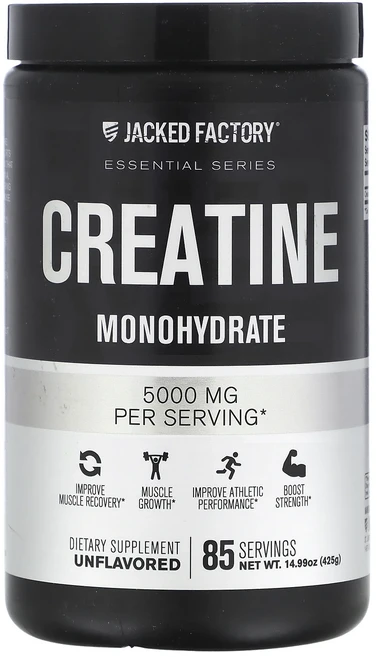 새해 건강을 선물하세요 Jacked Factory 에센셜 시리즈 크레아틴 일수화물 무맛 425g(14.99oz) 특별관리진행, JackedFactory에센셜시리즈크레아틴일수화물무맛4, 425g - 쿠팡