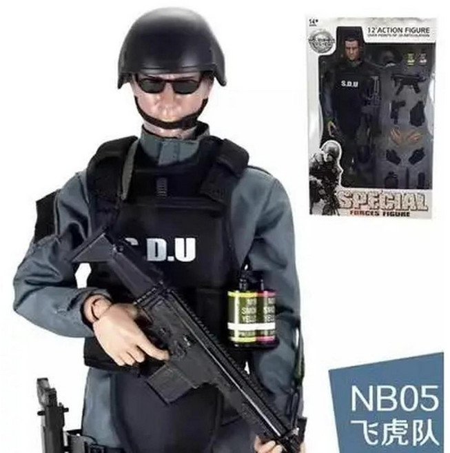 소장용 액션 피규어 바디 모델 모형 군인 부대 경찰 체중계, 1개, 4. NB05