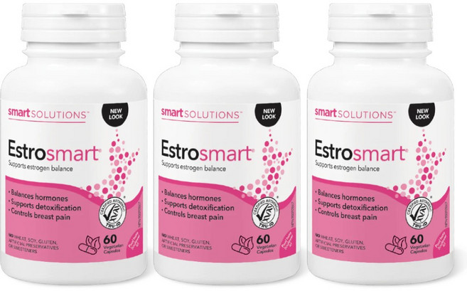 스마트솔루션 에스트로 스마트 Estrosmart 60베지캡슐 (3통 3개월분), 60정