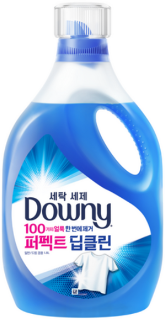 다우니 퍼펙트 딥클린 세탁세제 본품, 1.8L, 1개