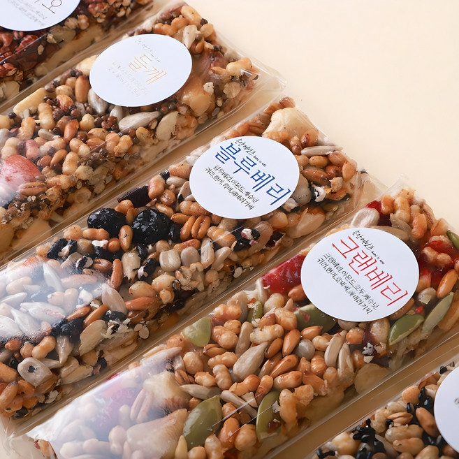 손안에넛츠 무설탕 에너지바 견과류바 20개입, 1세트, 혼합, 460g