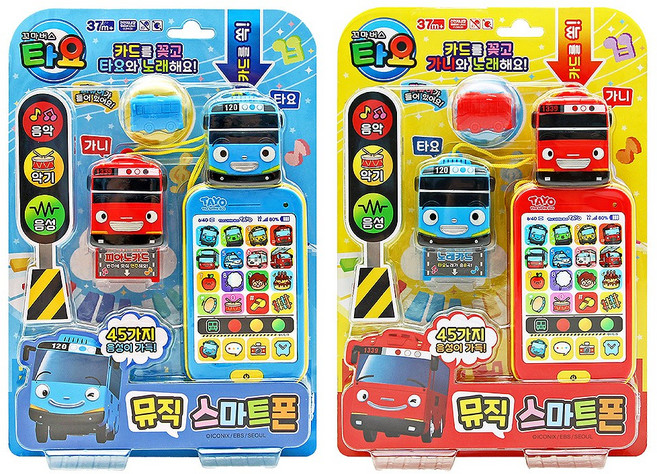 [토이세븐] 타요 뮤직 스마트폰 가니/ 타요 (선택), 1개