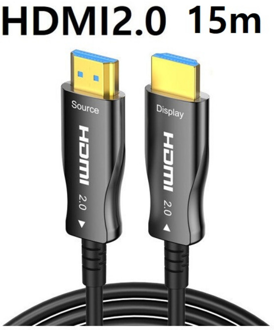 HDMI2.0 광 리피터 케이블, 1개, HDMI2.0 리피터 광 15m