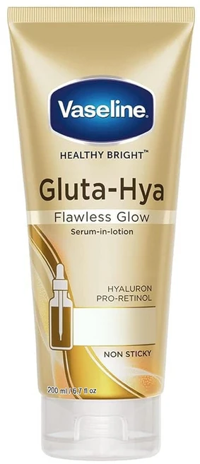 Vaseline Gluta-Hya Flawless Glow 로션 200ml, 1개 - 쿠팡