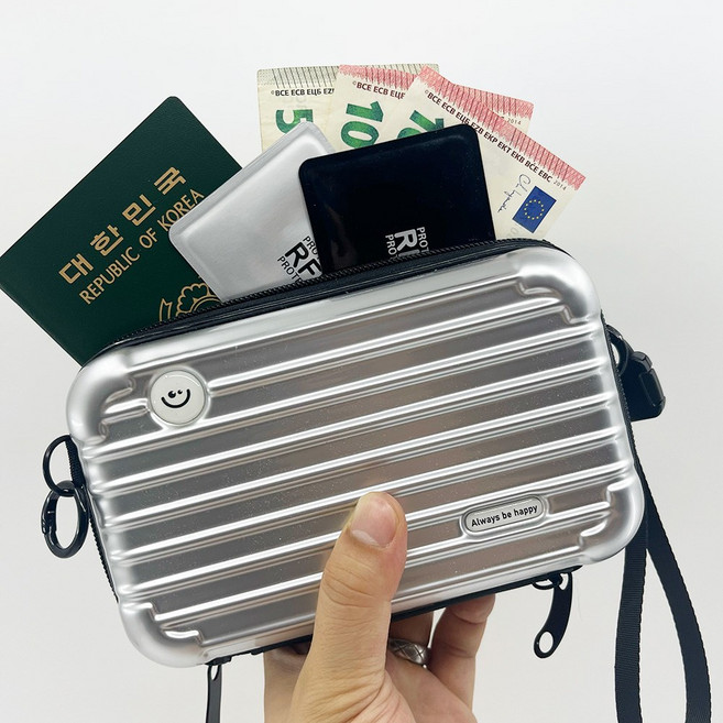 파랑상점 도난방지가방 소매치기방지 유럽여행 크로스백