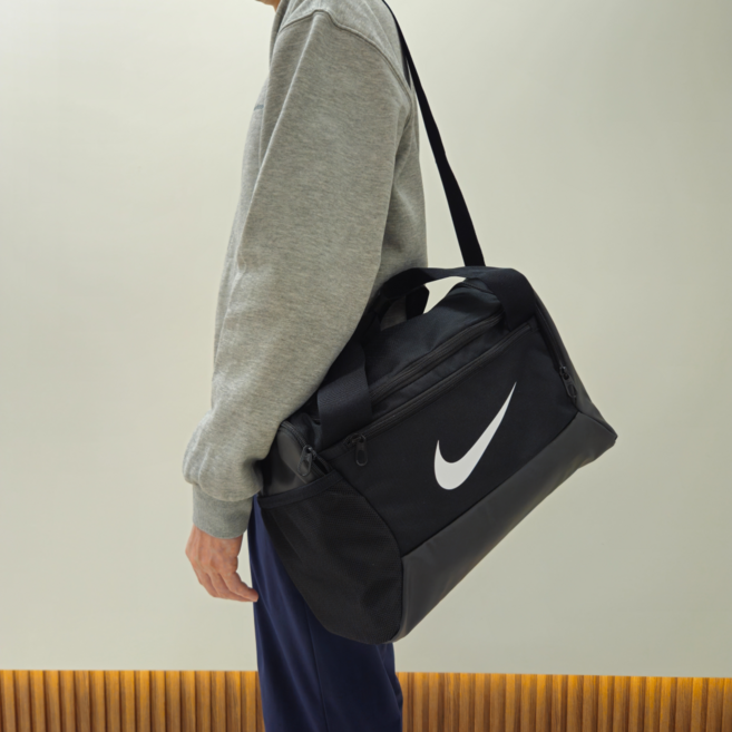 [백화점 정품] 나이키 브라질리아 트레이닝 더플백 가방 XS 25L, 블랙, 1개