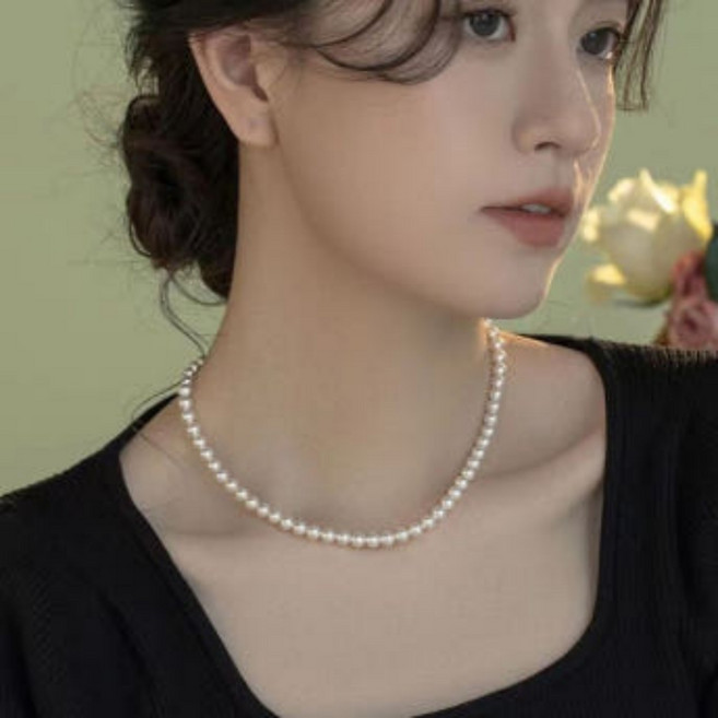 패션 진주목걸이 유행을타지않는 클래식 목걸이