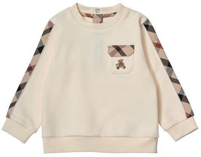 [백화점정품] 닥스베이비 하우스체크 블럭 맨투맨 아이보리 EVF25TM02M IVP402693987 고급스러운 클래식한 클래식한 외출복