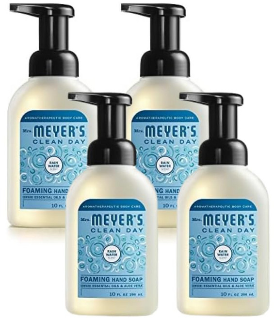 미세스 마이어스 클린 데이 거품 핸드 비누 레인water Mrs. MEYER'S CLEAN DAY foaming Hand Soap Rainwater Scent 10 Fl Oz, 1개