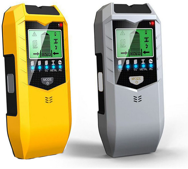 프리라이프 - 금속 목재 전선 스터드 탐지기 벽 스캐너, 노란색, 1개