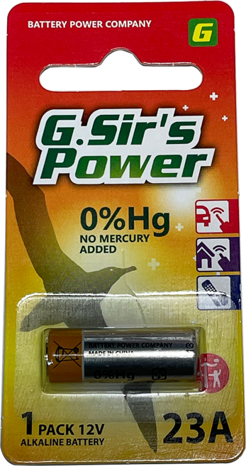 G.Sir's Power 23A 12V 鹼性電池, 1盒
