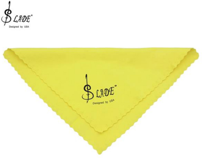 SLADE 색소폰 클라리넷 트럼펫 악기 청소용 천 범용 7 팩 컬러, 1pcs yelllow, 1개