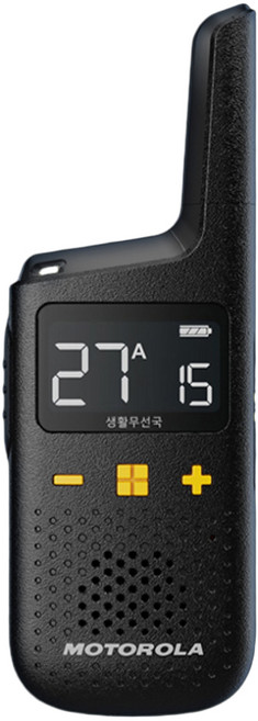 모토로라 디지털 생활무전기 블랙 D3K02777BDLNAN PMUE5930, 1개, 모토로라 블랙