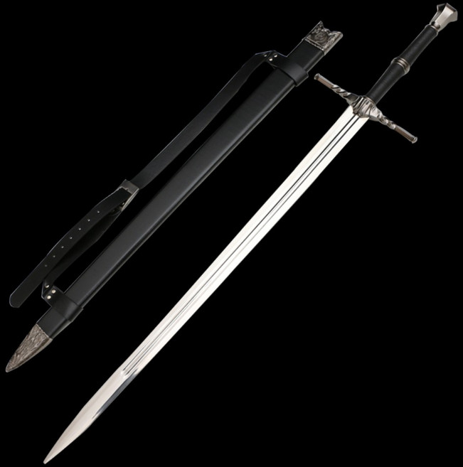 롱소드 수련용 검 양손 와일트헌터 원월도 쌍혈조 일본도 가검, 신이상수