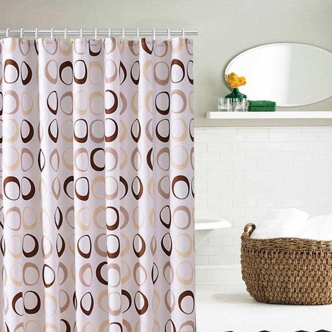샤워커튼 에스닉 동글