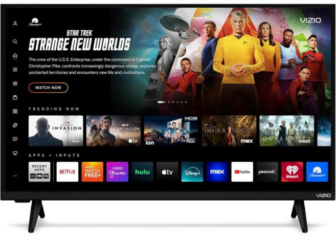 VIZIO 40인치 DSeries Full HD 1080p 스마트 TVAMD FreeSync Apple AirPlay 및 Chromecast 내장 Alexa 호환성 D40fJ0, 40 inch